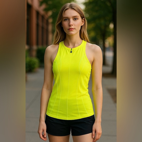 Lululemon 1/2 Zip Running Tank - Stock photo not exact same - Picture 1 of 6